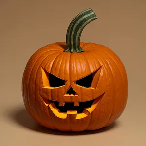 Spooky Halloween Jack-o'-Lantern Pumpkin Decoration