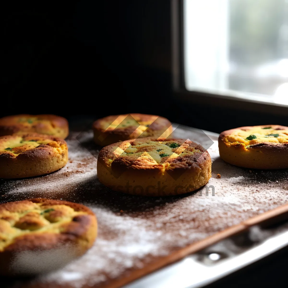 Picture of Delectable Assortment of Freshly Baked Sweet Pastries