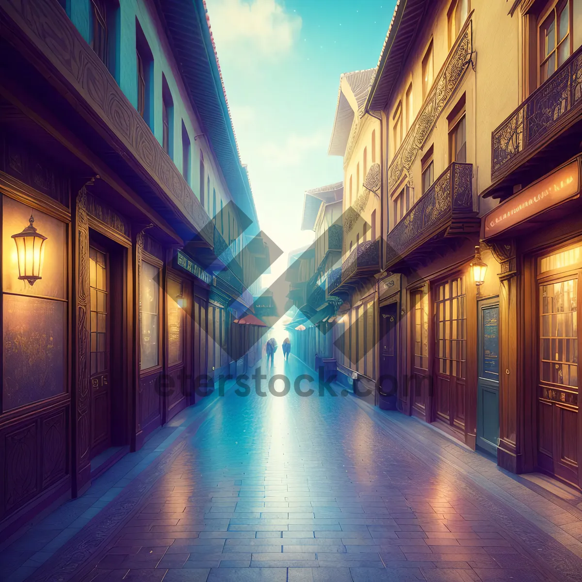 Picture of Stately Grand Hallway in Historic Urban Building