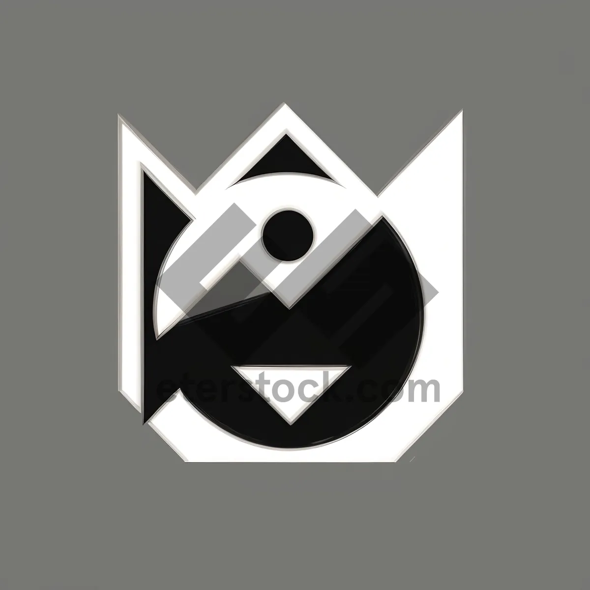 Picture of Gemstone Heraldry Symbol: Artful Iconic Design