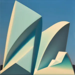 3D Symbol Design: Graphic Sign with Space Gradient