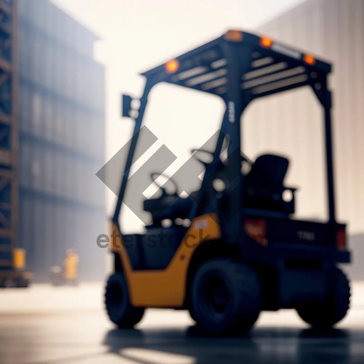 Picture of Heavy-duty Forklift Truck in Industrial Setting