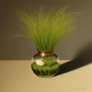 Bristle Brush Vase with Lighting