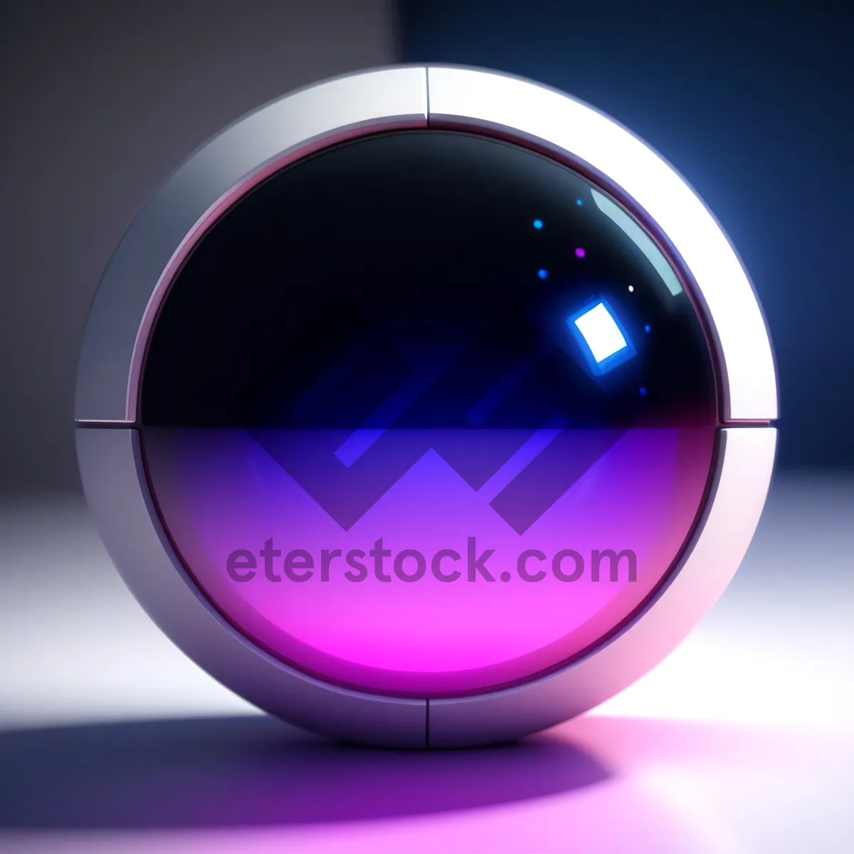 Picture of Shiny Glass Button Set for Modern Web Interface