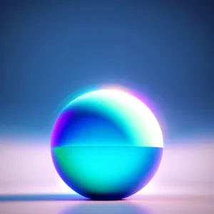 Shiny Bright Sphere Ball Graphic