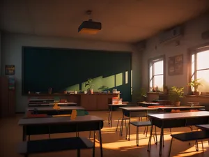 Modern Restaurant Interior Design with Wooden Furniture