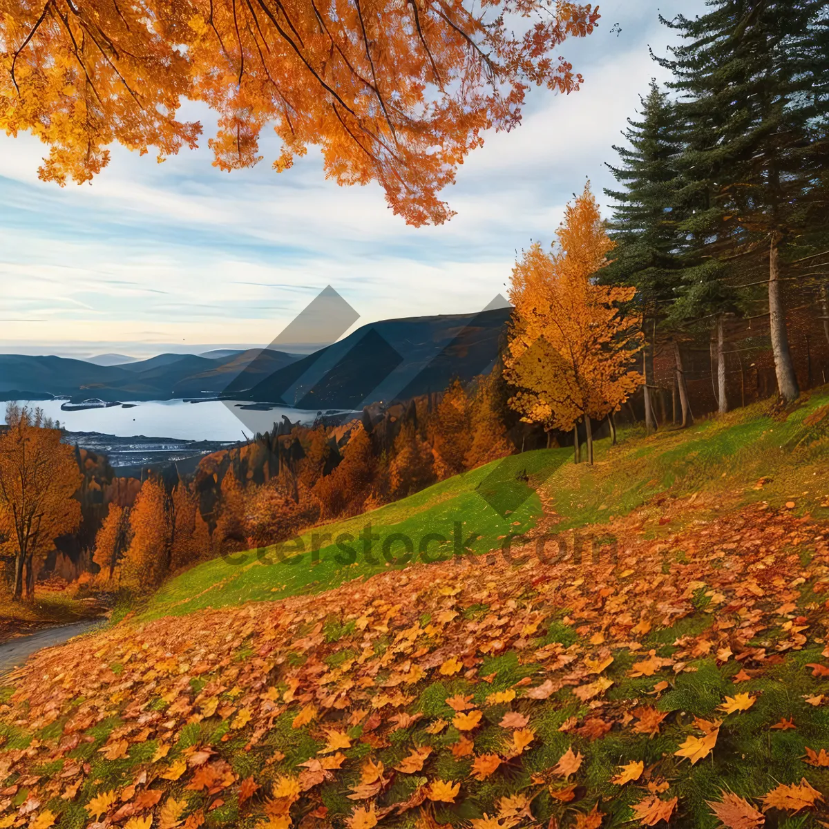 Picture of Autumn Bliss in the Colorful Highland Meadow