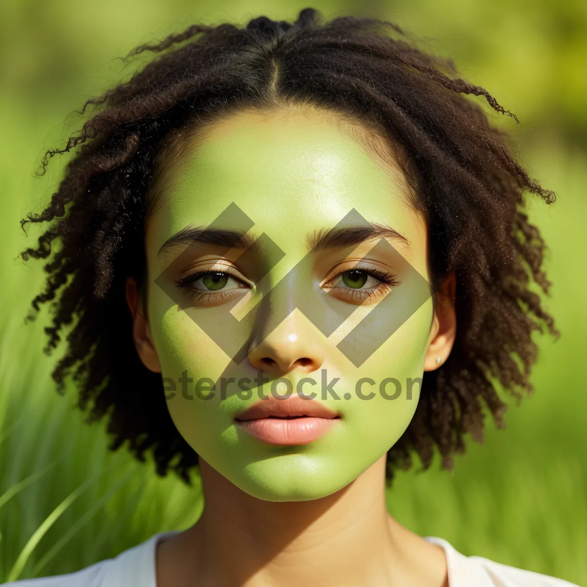 Picture of Stunning Afro Model Slaying in Fashionable Portrait