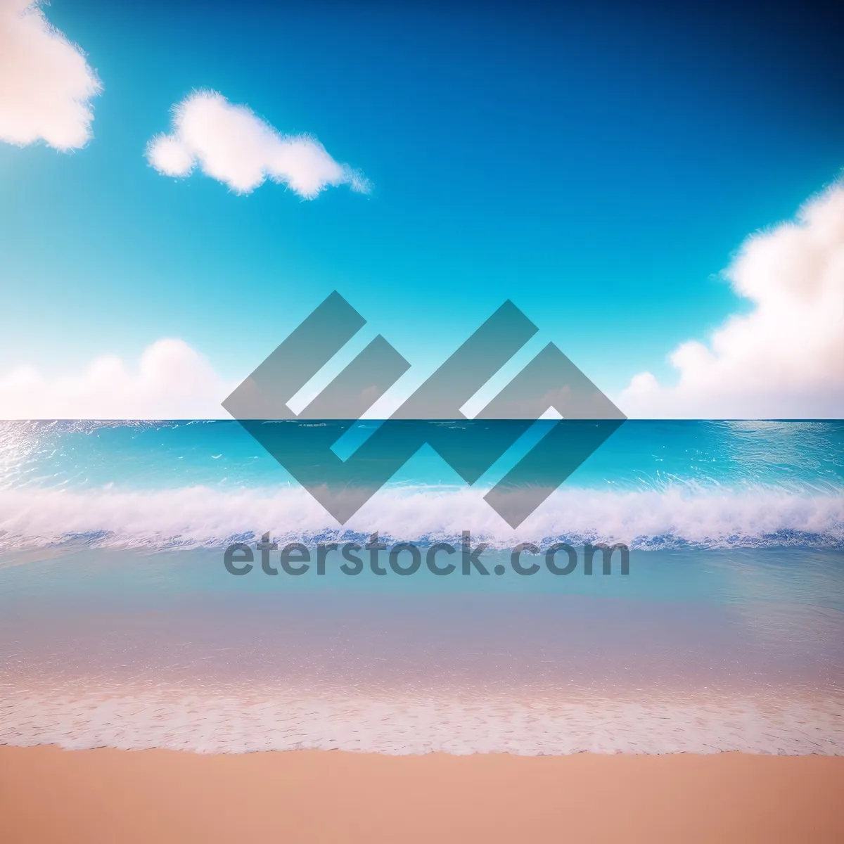 Picture of Sunset Beach Escape: Serene Tropical Seascape