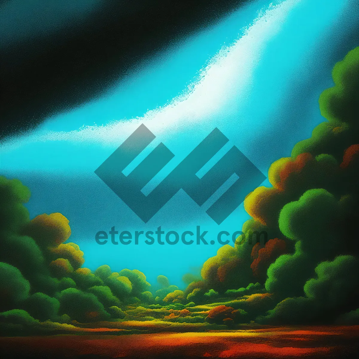 Picture of Colorful Marine Life Underwater Coral Reef Diving Scene