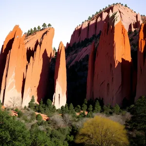 Majestic Canyons and Desert Landscape