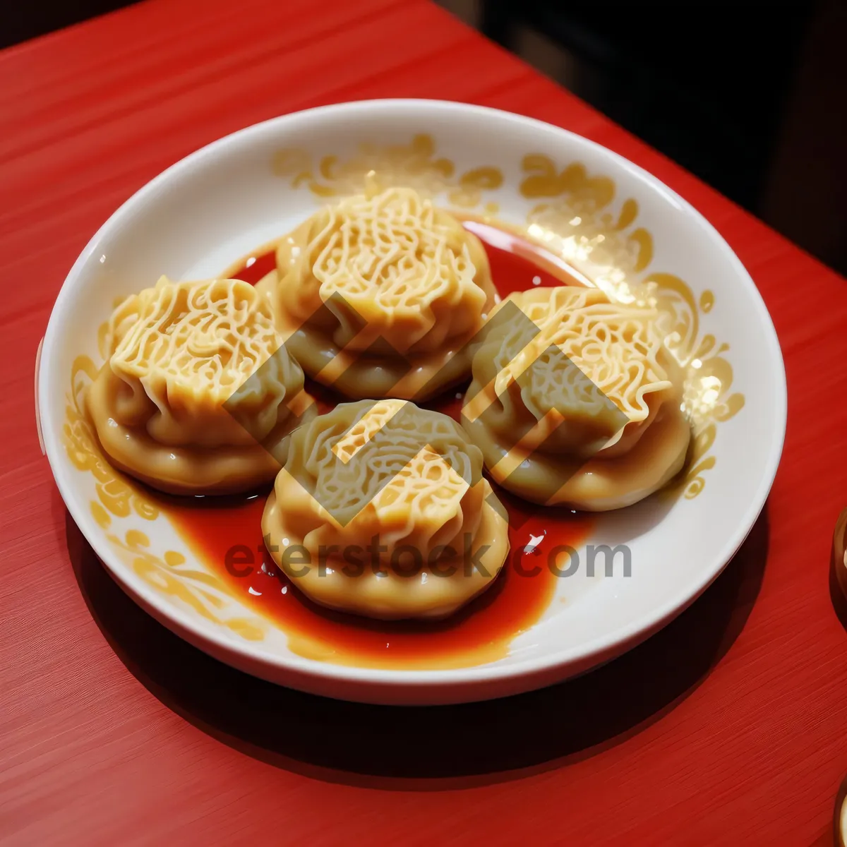 Picture of Fried tomato sandwich with cheese and cream