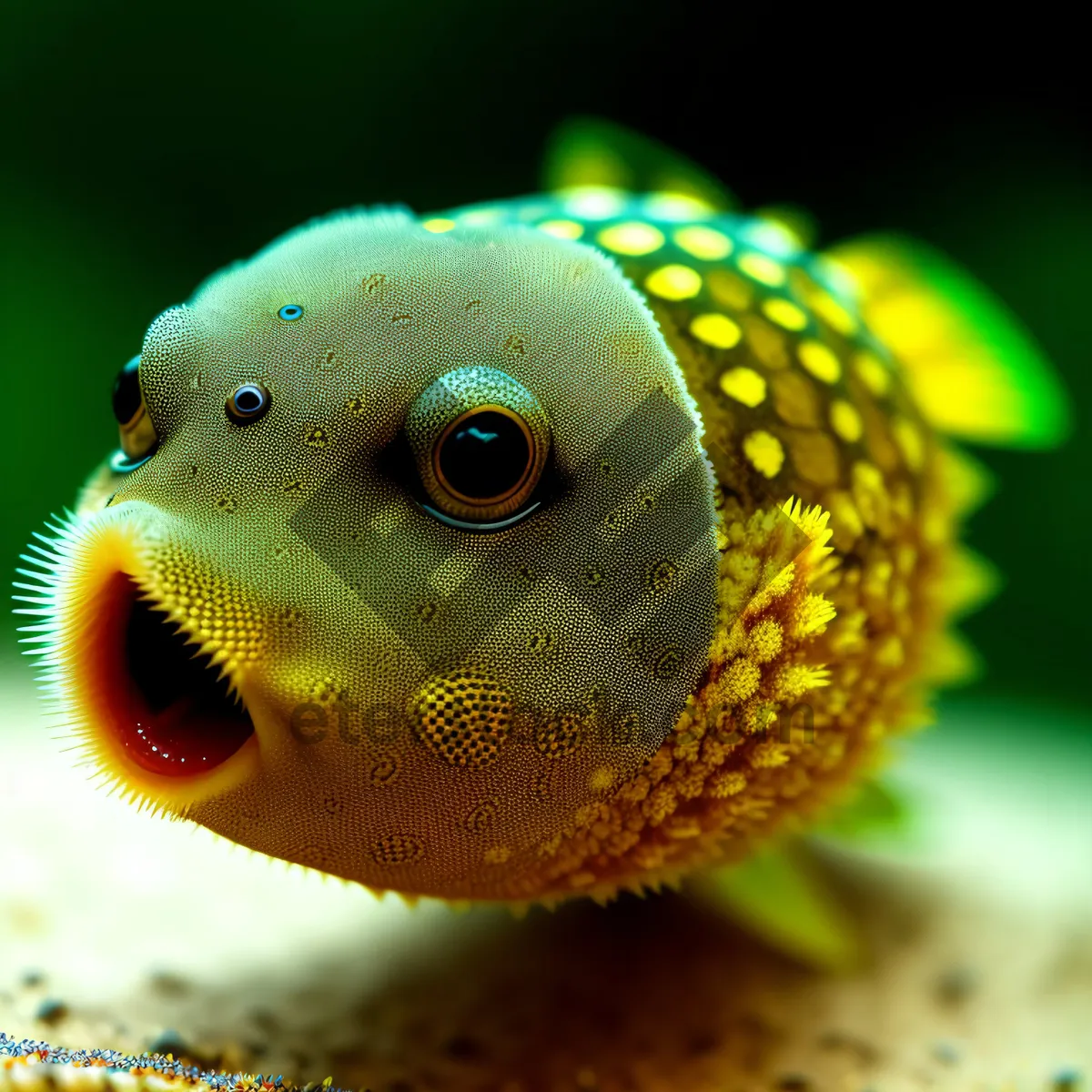 Picture of Vibrant Tropical Fish in Underwater Aquarium
