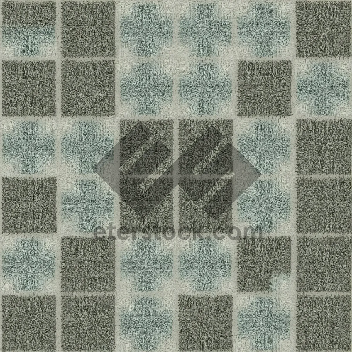 Picture of Geometric Retro Checkered Mosaic Wallpaper