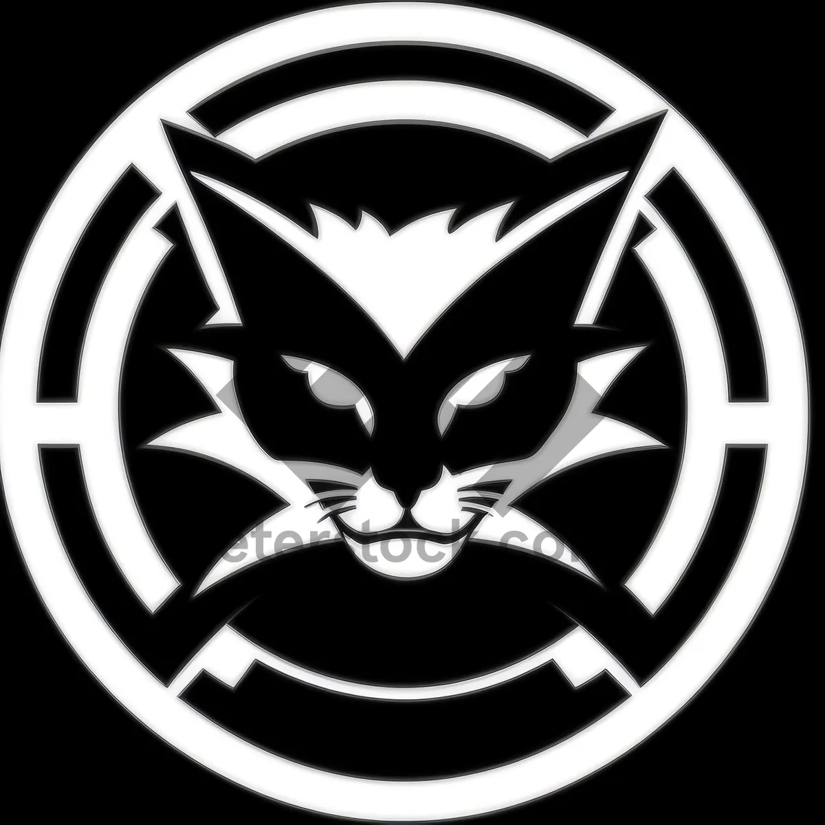 Picture of Round Black Button Icon Design