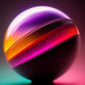 Colorful Abstract Light Wave Design