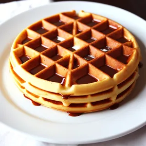 Delicious Chocolate Cake on Plate