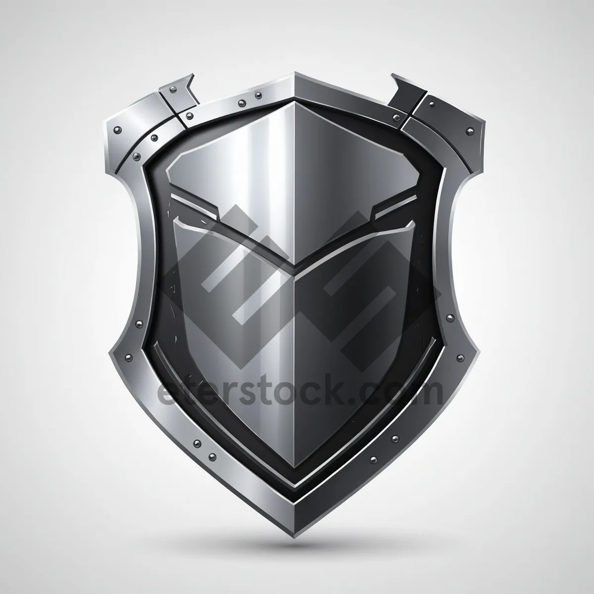 Picture of Shiny 3D heraldry gem symbol icon.