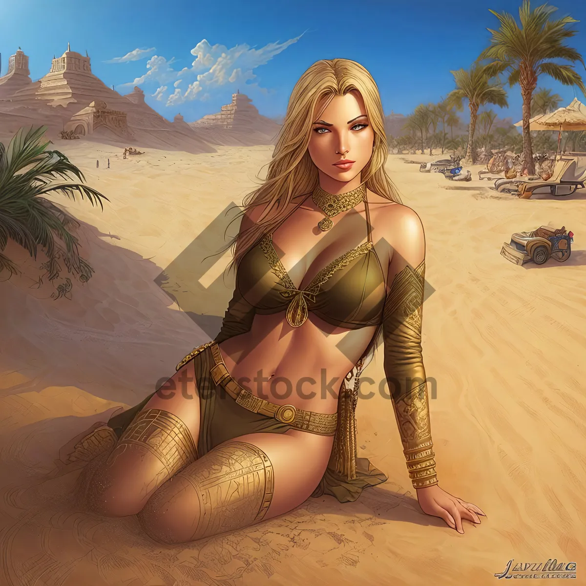 Picture of Seductive Beachwear: Stunning Bikini Maillot Swimsuit