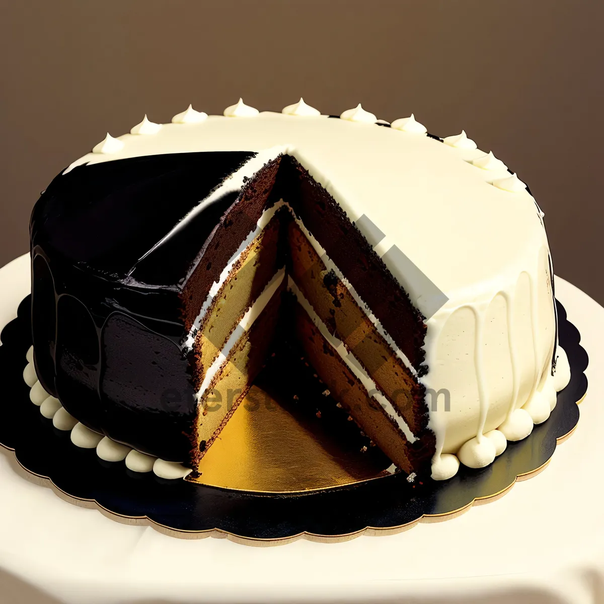 Picture of Decadent Chocolate Cake with Creamy Frosting