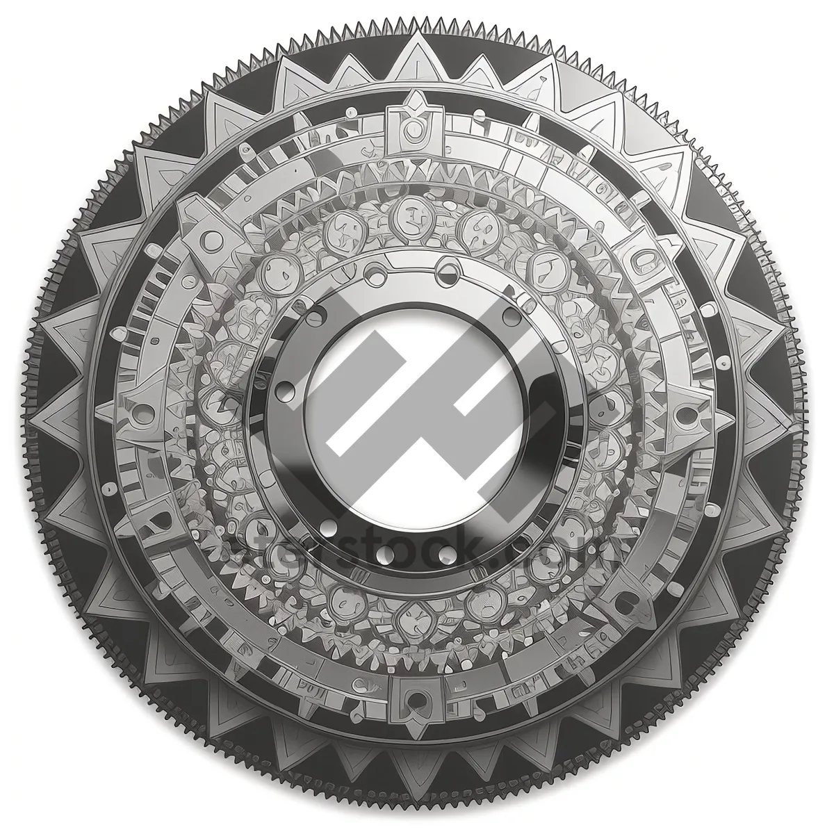 Picture of Mechanical gear coupling in circular design