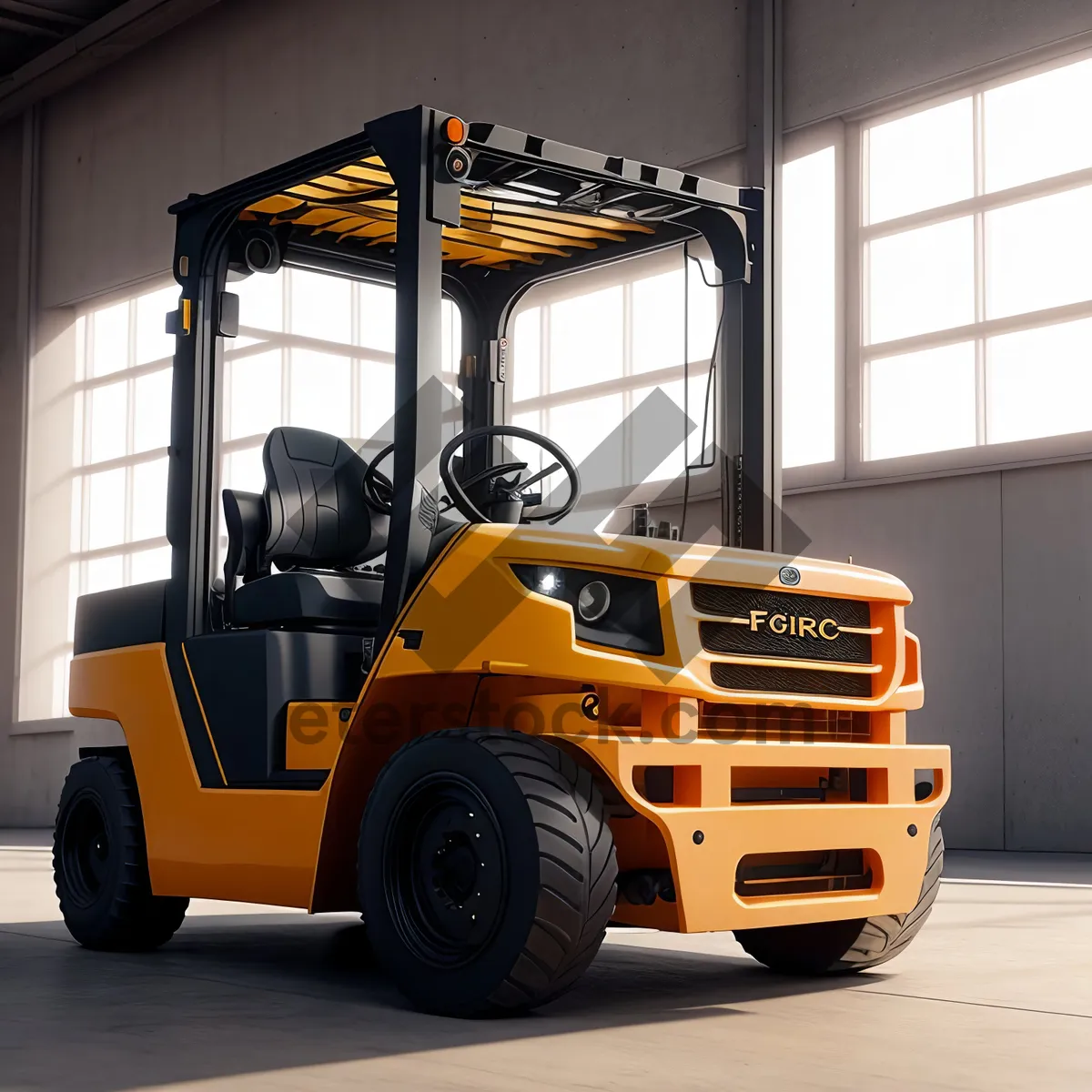 Picture of Transportation Equipment: Forklift loading cargo on truck