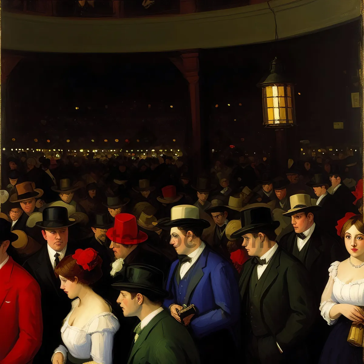 Picture of Smiling Businessman Couple with Happy Expression