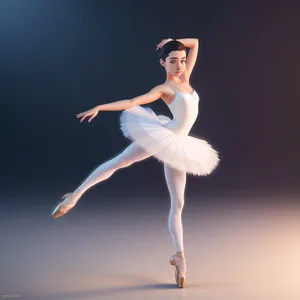 Graceful Ballet Dancer in Action