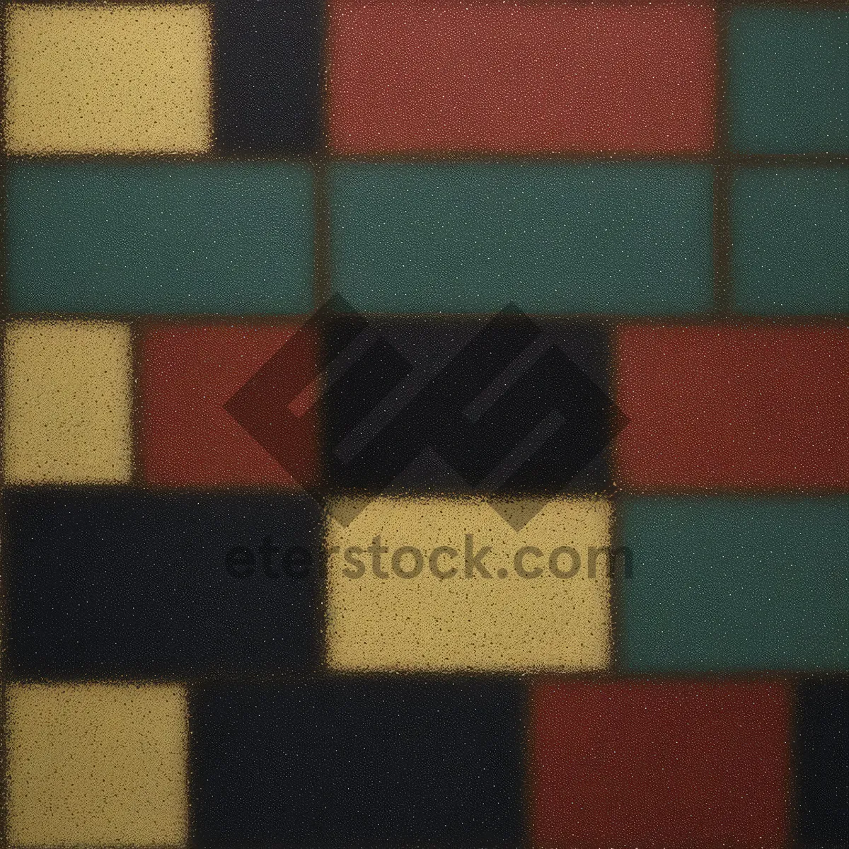 Picture of Colorful retro seamless checkered tile design