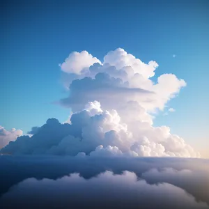 Vibrant Sky Canvas: A Panorama of Clouds and Sunlight