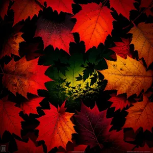 Vibrant Autumn Maple Leaves