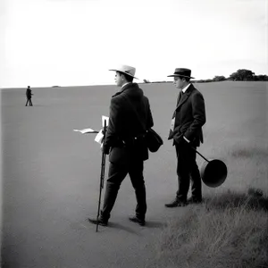 Active Man with Metal Detector, Exploring Outdoors