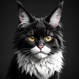 Cute Gray Tabby Kitty with Playful Expression