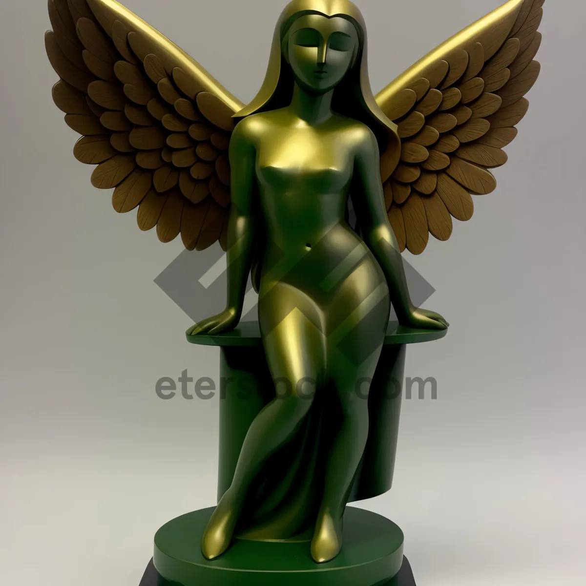 Picture of Bronze 3D Support Pedestal Sculpture