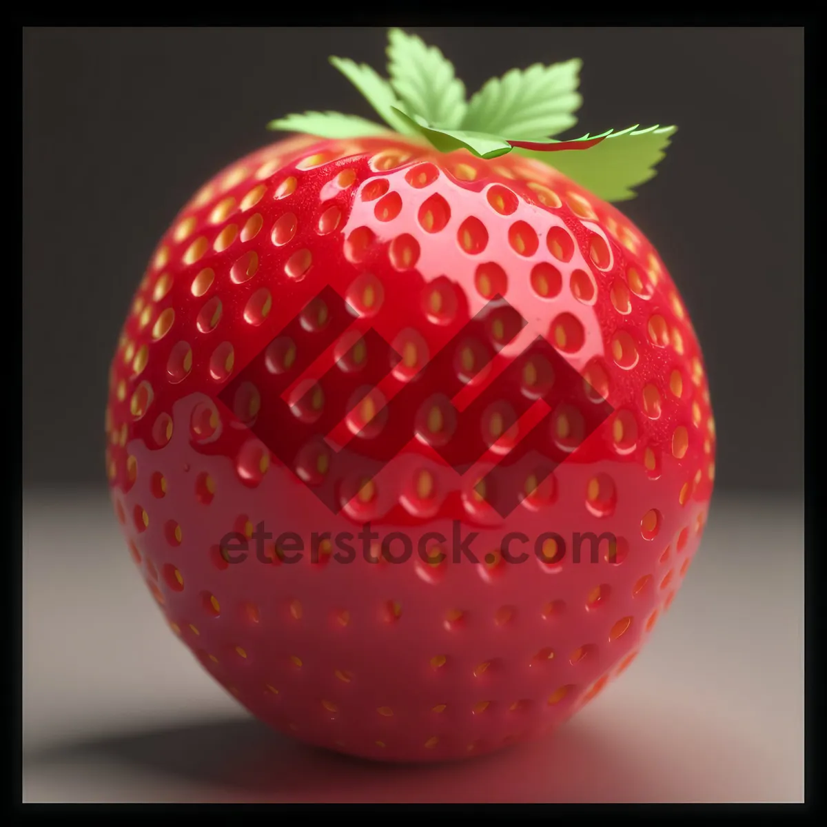 Picture of Juicy Summer Strawberry Golf Ball - Fresh & Delicious!