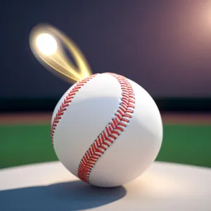 Baseball equipment for a competitive game of sport.