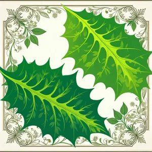 Elegant Floral Vintage Wallpaper with Ornate Leaf Design