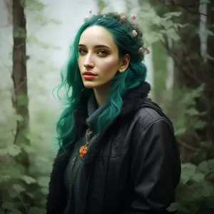 Happy Smiling Lady Outdoor Portrait