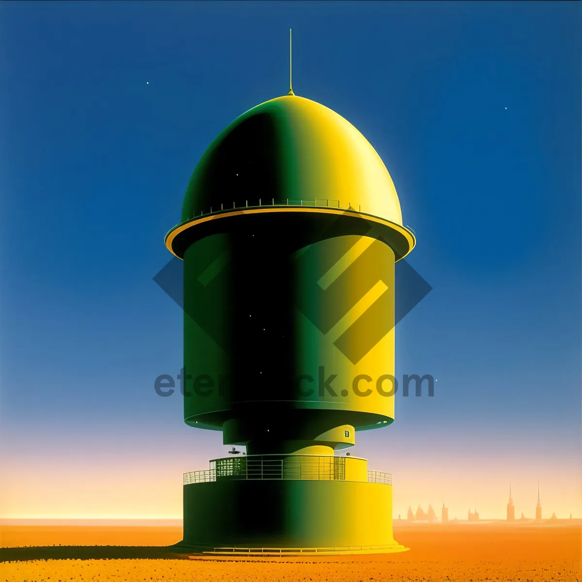 Picture of Skyward Beacon: Majestic Lighthouse Lighting the Sea