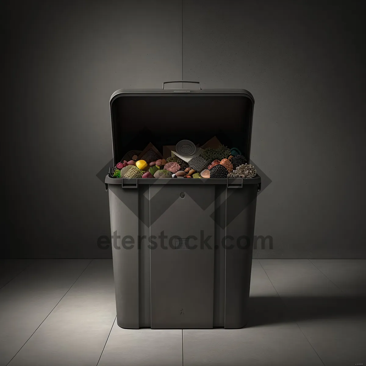 Picture of Counter Bin: Convenient Ashcan Container Box