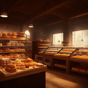 Modern Bakery Interior in a Home-like Setting