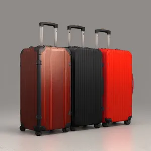 Metal briefcase luggage container - stylish and secure storage solution