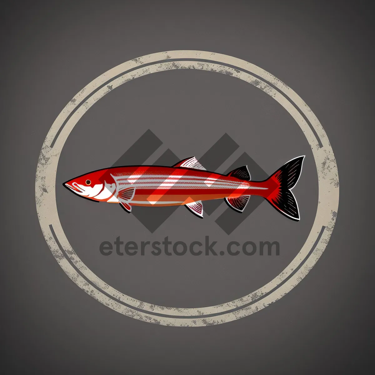 Picture of Black Curved Button Icon - Simple and Elegant Flag Design