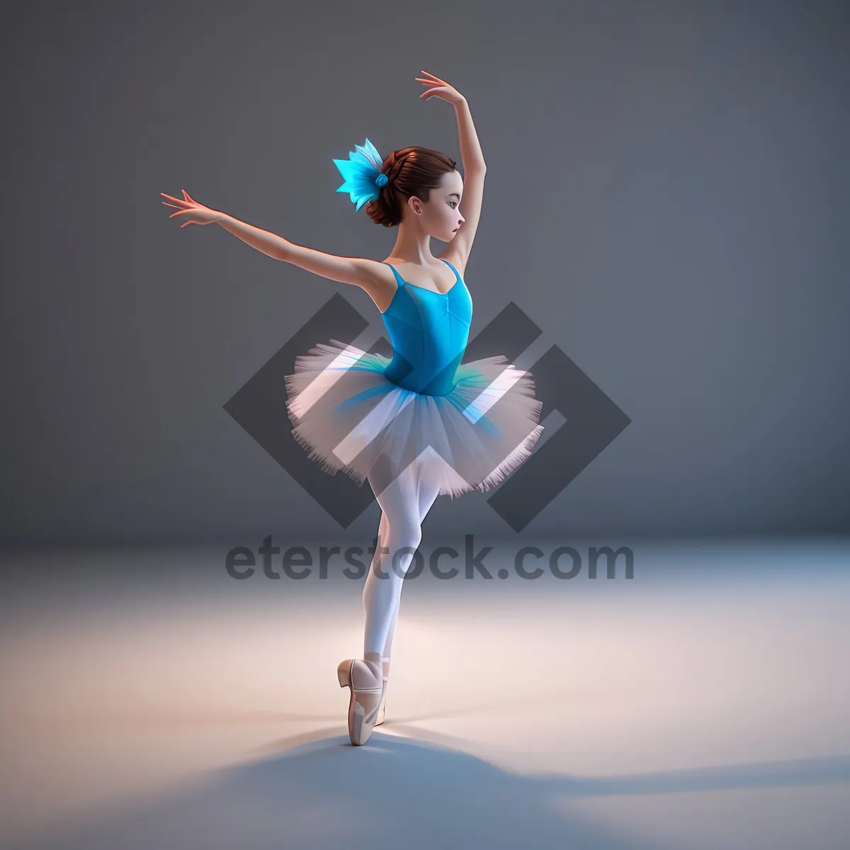 Picture of Joyful Summer Dance in the Breezy Sky