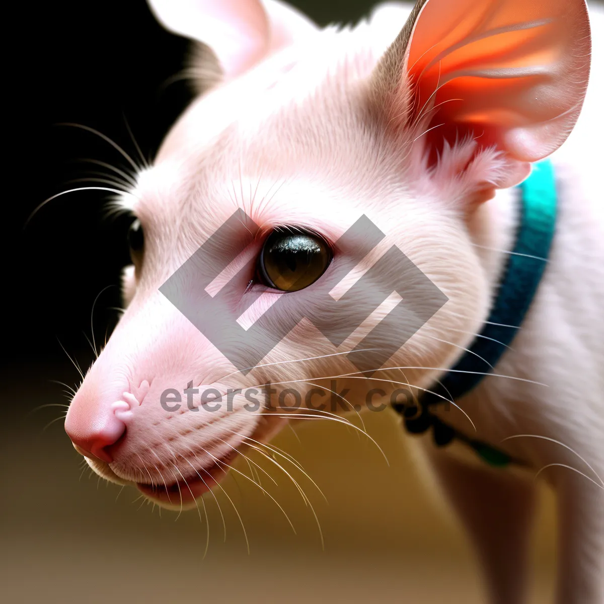 Picture of Adorable Furry Kitten With Innocent Eyes