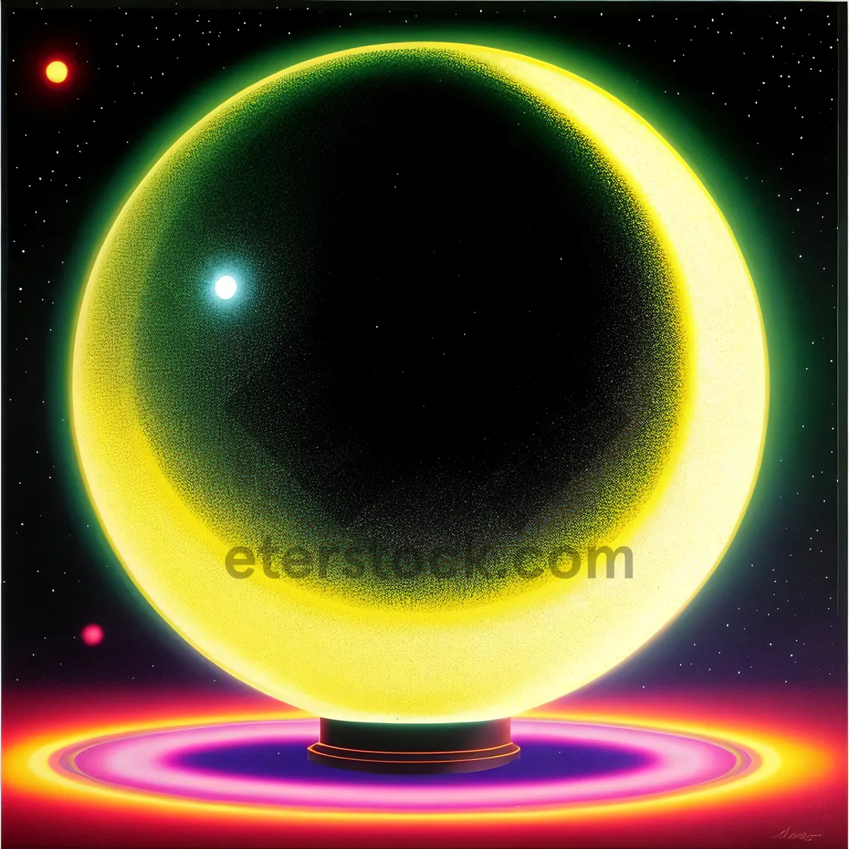 Picture of Celestial Glow: A Mesmerizing Galactic Light