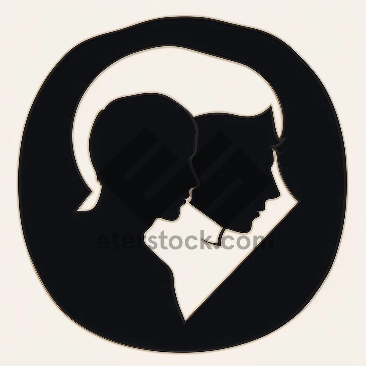 Picture of Black Pirate Silhouette Cartoon Sign