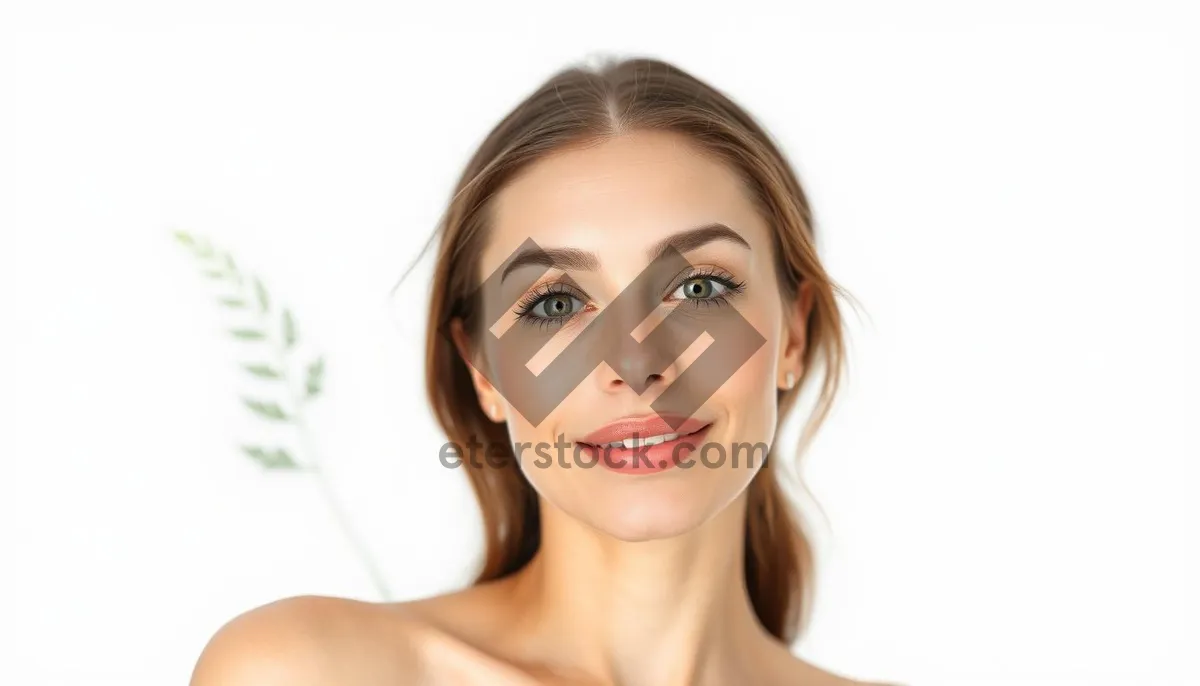 Picture of Portrait of a Smiling, Healthy Woman with Fresh Makeup