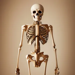 Skeletal Anatomy Chandelier: 3D Human Skeleton in X-Ray Frame