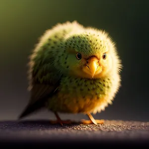 Furry Baby Monkey Chick: Cute Fluffy Marmoset